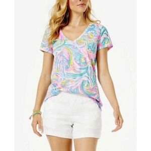 Lilly Pulitzer Etta Scoopneck Top